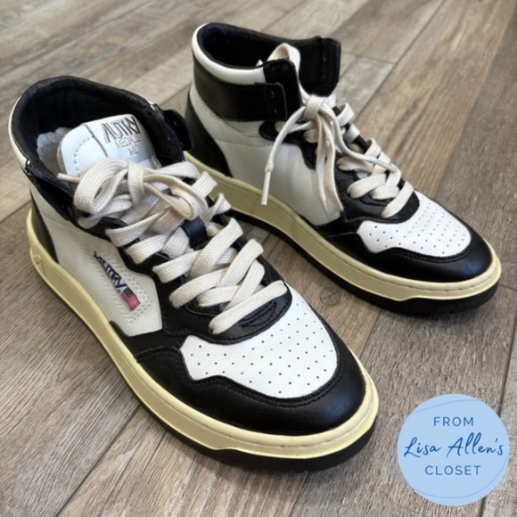 Autry Medalist Mid-too leather sneakers - Picture 1 of 9